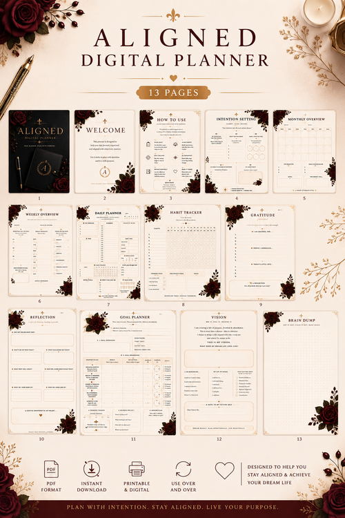 Aligned™ Signature Digital Planner Bundle